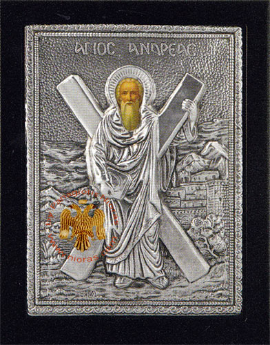 Apostle Andrew Aluminum Icon